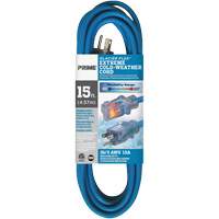 Glacier Flex&reg; Extreme Cold Weather Extension Cord, Outdoor, SJTW, 16/3 AWG, 13 A, 15' PB Rental Co. Ltd.