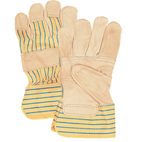 Fitters Patch Palm Gloves, Large, Grain Cowhide Palm, Cotton Inner Lining PB Rental Co. Ltd.